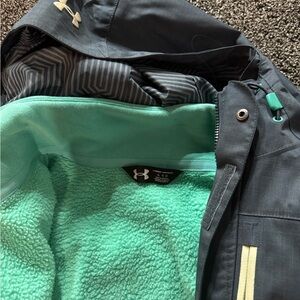 Under Armour Teal and Gray Jacket